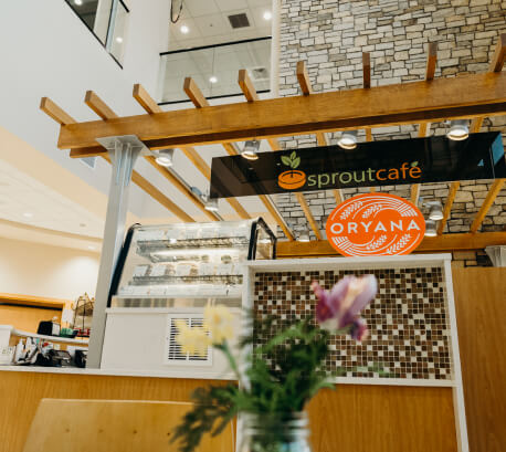 Photo of the Sprout Cafe inside the CFCC